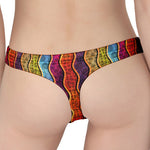 Afro Ethnic Inspired Print Women's Thong