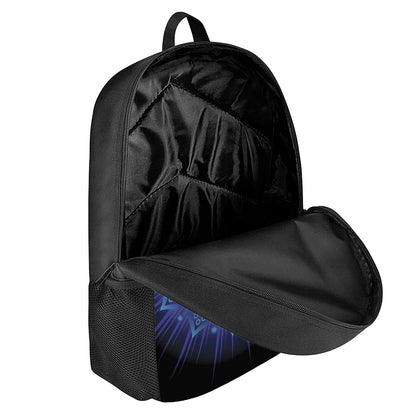 Ajna Chakra Mandala Print 17 Inch Backpack