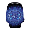 Ajna Chakra Mandala Print Baby Seat Cover