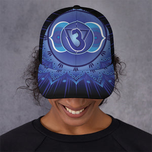 Ajna Chakra Mandala Print Baseball Cap