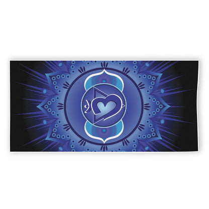 Ajna Chakra Mandala Print Beach Towel
