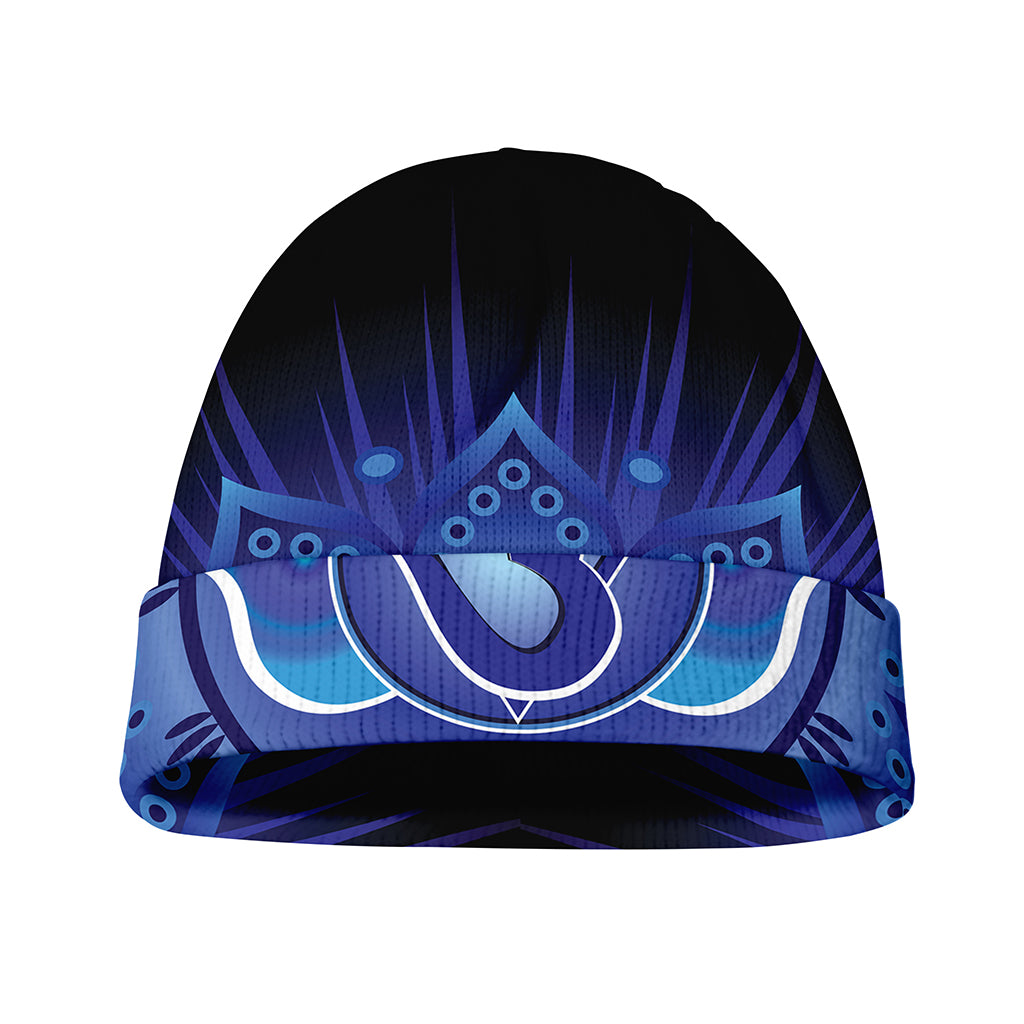 Ajna Chakra Mandala Print Beanie