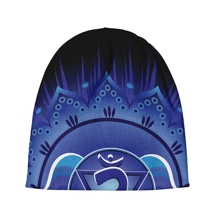 Ajna Chakra Mandala Print Beanie