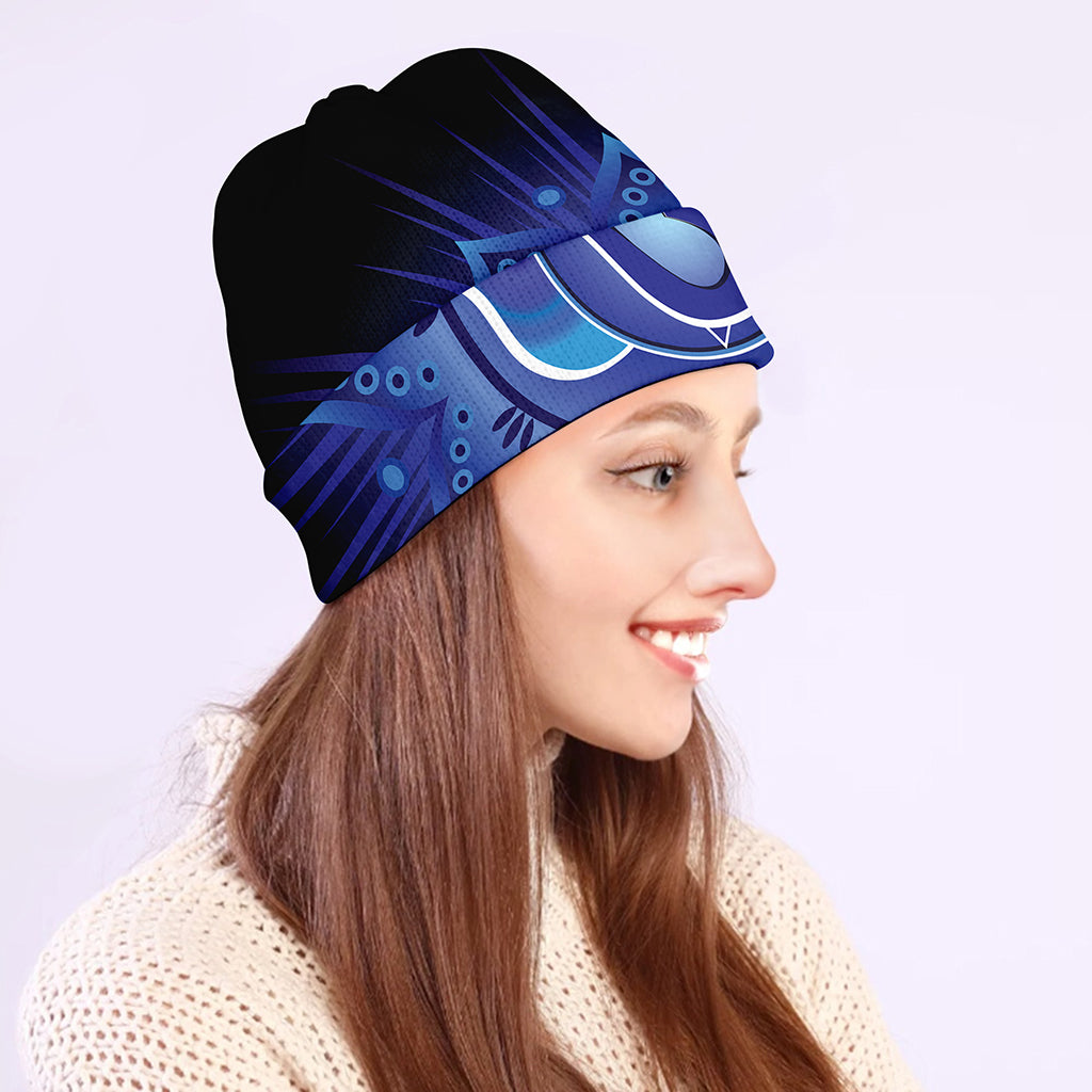 Ajna Chakra Mandala Print Beanie