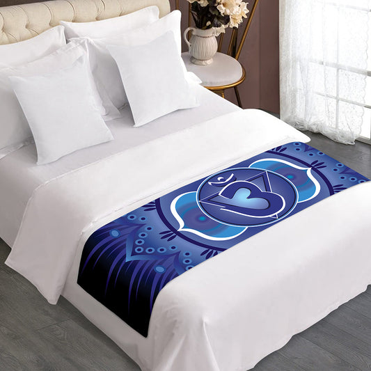 Ajna Chakra Mandala Print Bed Runner