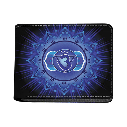 Ajna Chakra Mandala Print Bifold Wallet