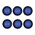 Ajna Chakra Mandala Print Coaster Set