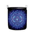 Ajna Chakra Mandala Print Collapsible Laundry Basket