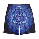 Ajna Chakra Mandala Print Cotton Shorts