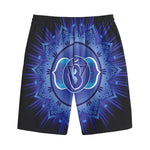 Ajna Chakra Mandala Print Cotton Shorts