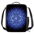 Ajna Chakra Mandala Print Crossbody Lunch Bag