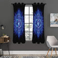 Ajna Chakra Mandala Print Grommet Curtain Panels