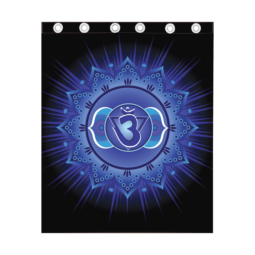 Ajna Chakra Mandala Print Curtain