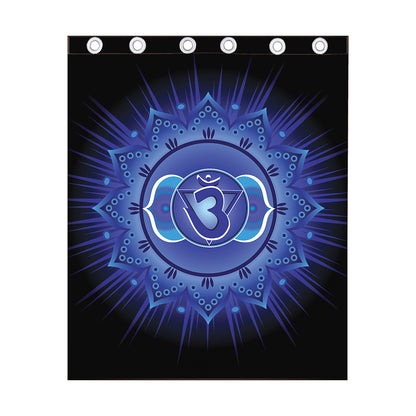 Ajna Chakra Mandala Print Curtain