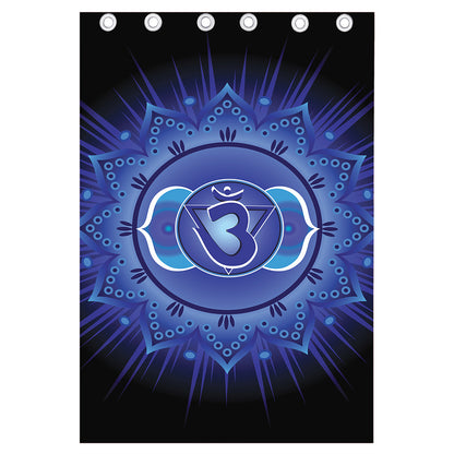 Ajna Chakra Mandala Print Curtain