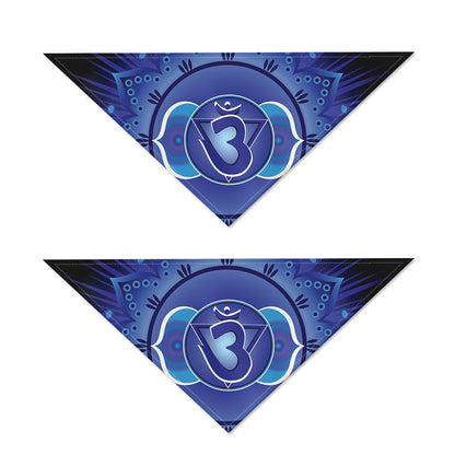 Ajna Chakra Mandala Print Dog Bandana