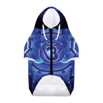 Ajna Chakra Mandala Print Dog Zip Up Hoodie