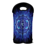 Ajna Chakra Mandala Print Double Neoprene Wine Tote