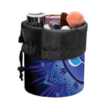 Ajna Chakra Mandala Print Drawstring Makeup Bag