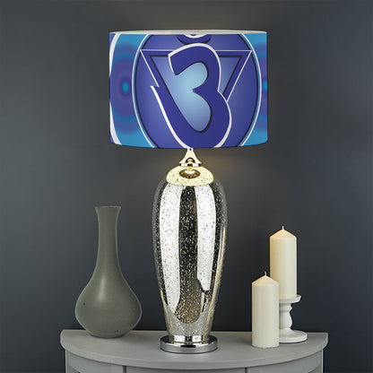 Ajna Chakra Mandala Print Drum Lamp Shade