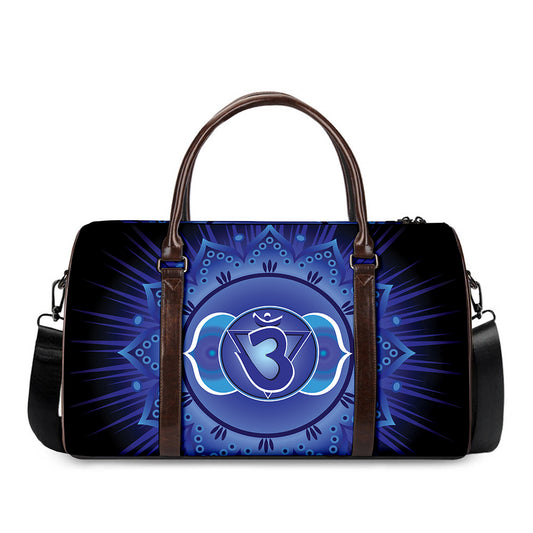 Ajna Chakra Mandala Print Duffle Bag