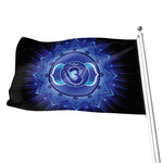 Ajna Chakra Mandala Print Flag