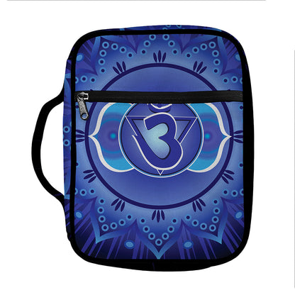 Ajna Chakra Mandala Print Front Pocket Bible Bag
