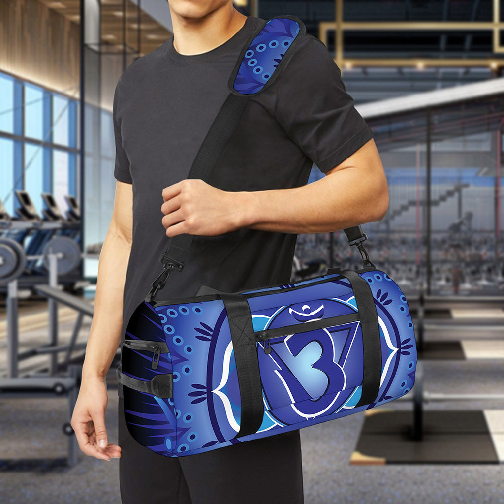 Ajna Chakra Mandala Print Gym Bag