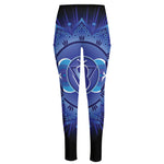 Ajna Chakra Mandala Print High-Waisted Pocket Leggings