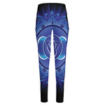 Ajna Chakra Mandala Print High-Waisted Pocket Leggings