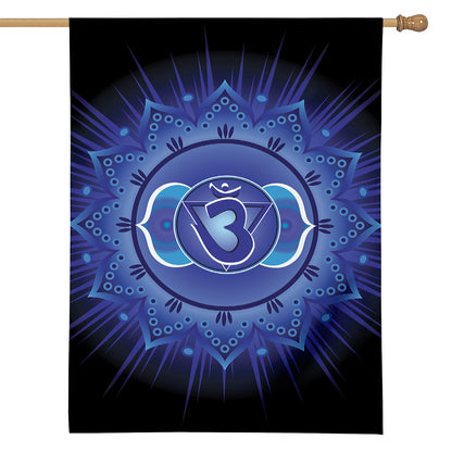 Ajna Chakra Mandala Print House Flag