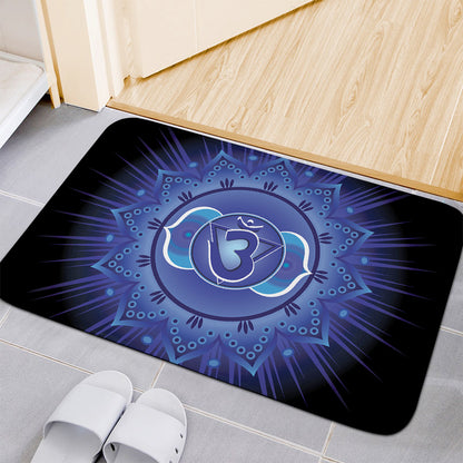 Ajna Chakra Mandala Print Indoor Door Mat