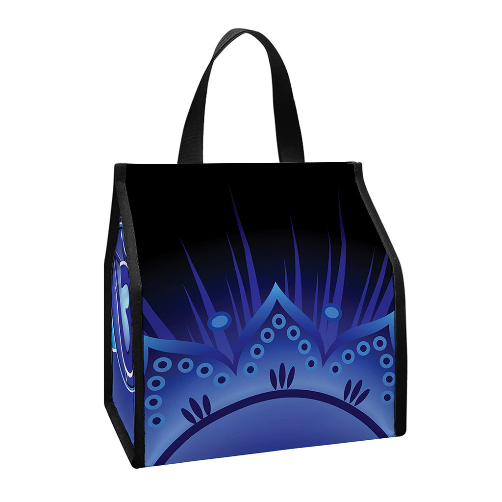 Ajna Chakra Mandala Print Insulated Lunch Tote