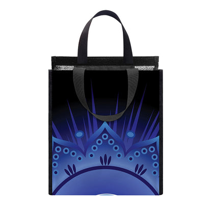 Ajna Chakra Mandala Print Insulated Lunch Tote