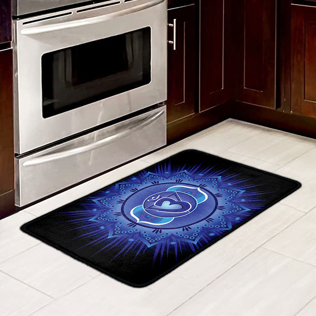 Ajna Chakra Mandala Print Kitchen Mat