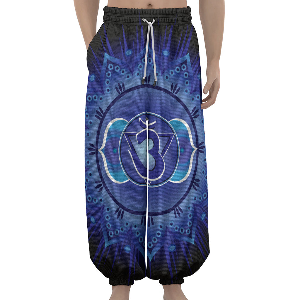Ajna Chakra Mandala Print Lantern Pants