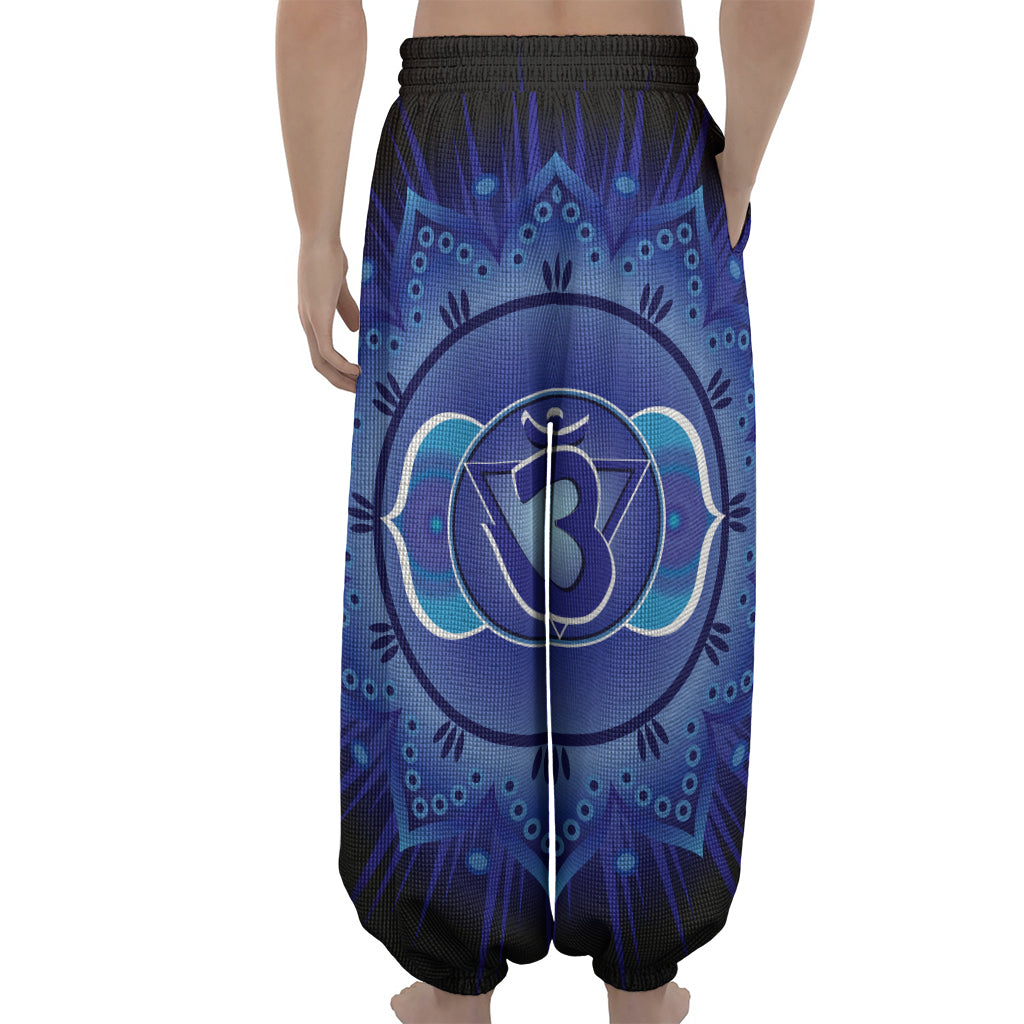 Ajna Chakra Mandala Print Lantern Pants