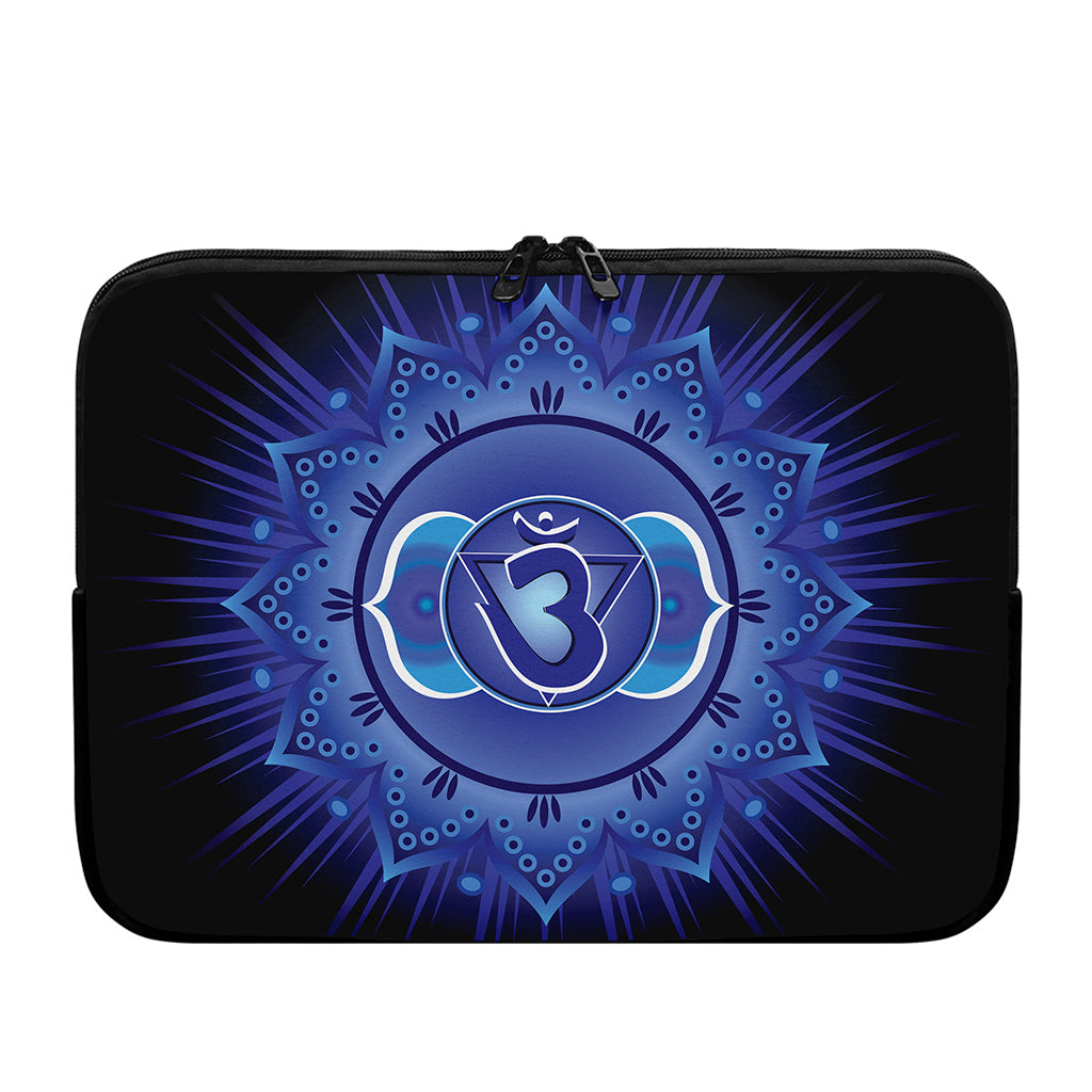 Ajna Chakra Mandala Print Laptop Sleeve