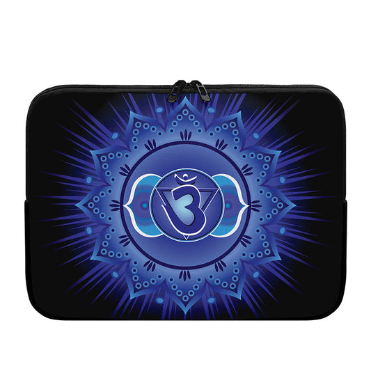 Ajna Chakra Mandala Print Laptop Sleeve