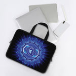 Ajna Chakra Mandala Print Laptop Sleeve With Handle
