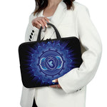 Ajna Chakra Mandala Print Laptop Sleeve With Handle