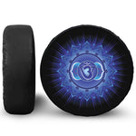 Ajna Chakra Mandala Print Leather Spare Tire Cover