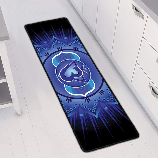 Ajna Chakra Mandala Print Long Kitchen Mat