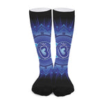 Ajna Chakra Mandala Print Long Socks