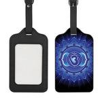 Ajna Chakra Mandala Print Luggage Tag