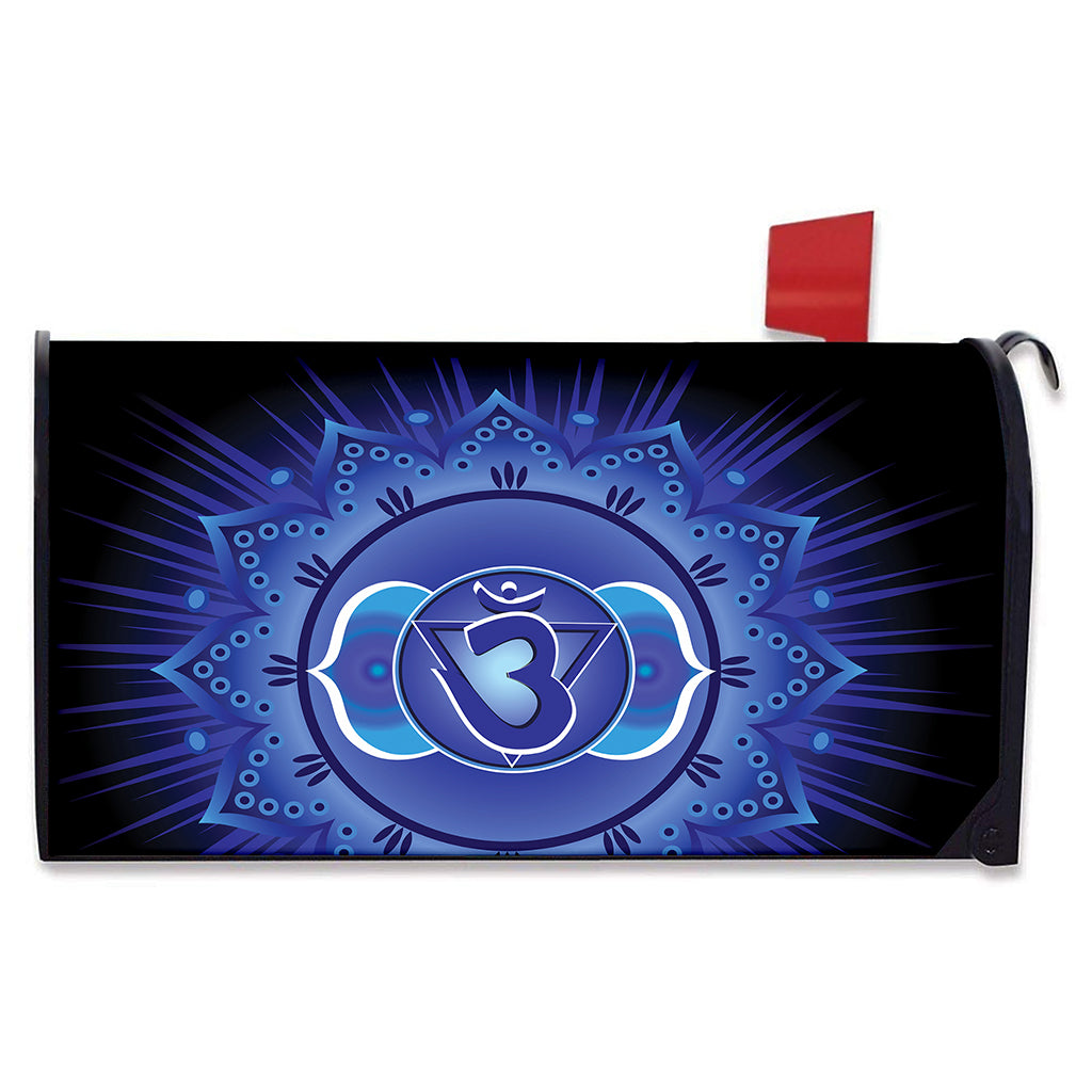 Ajna Chakra Mandala Print Mailbox Cover
