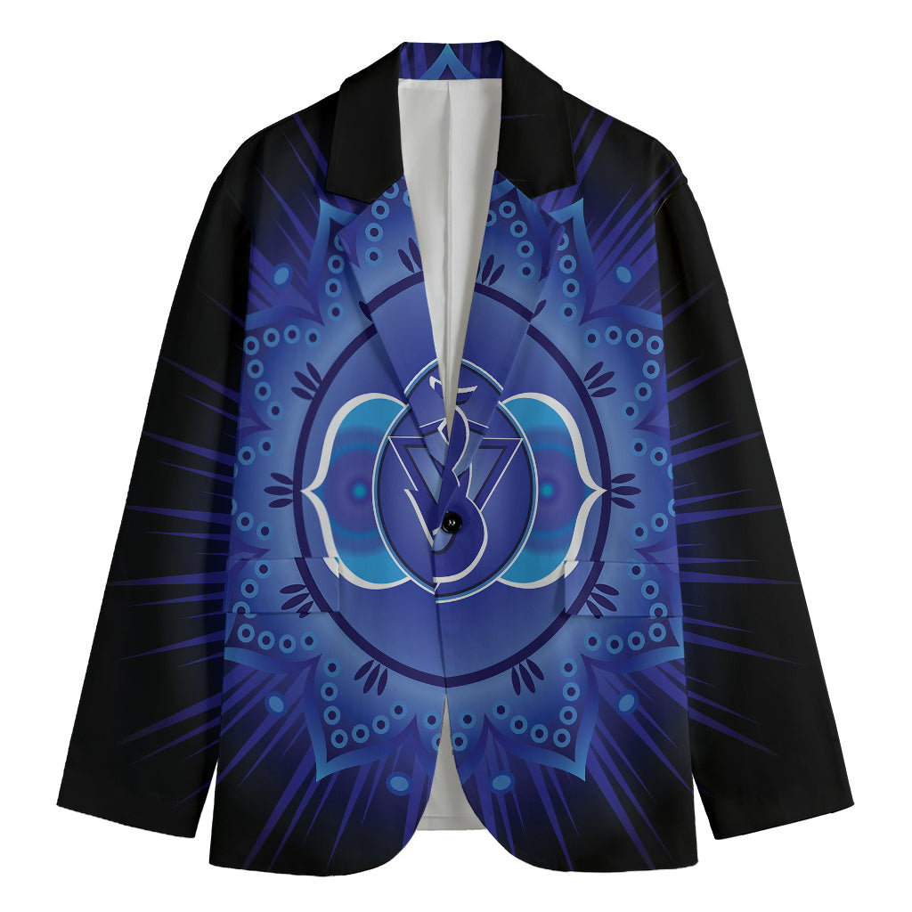 Ajna Chakra Mandala Print Men's Blazer