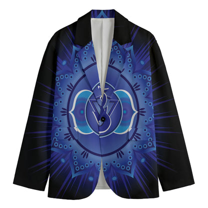 Ajna Chakra Mandala Print Men's Blazer