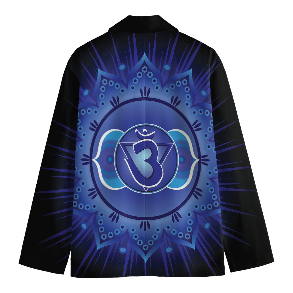 Ajna Chakra Mandala Print Men's Blazer