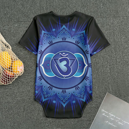 Ajna Chakra Mandala Print Men's Bodysuit